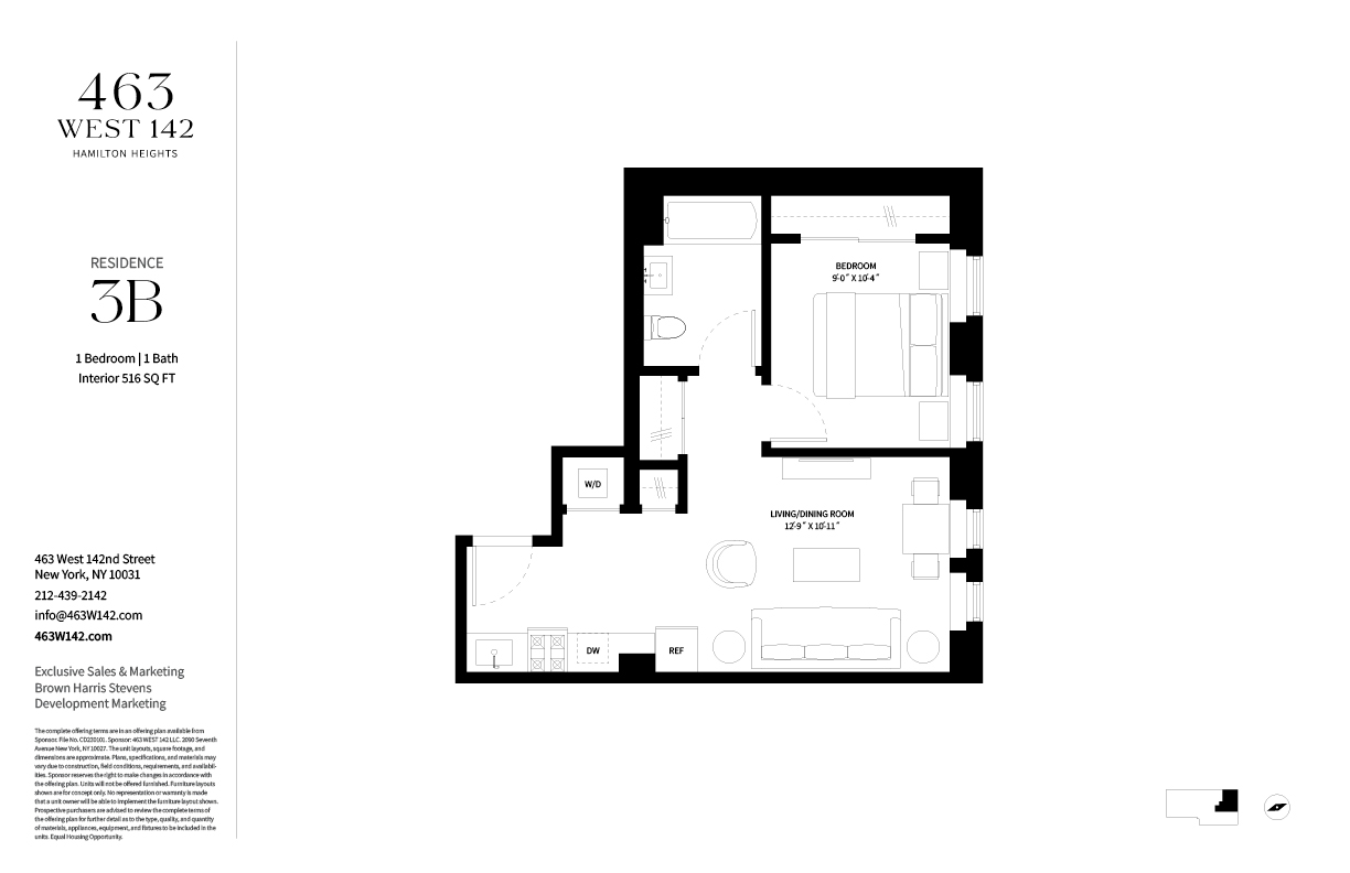 Residence 3B Floorplan