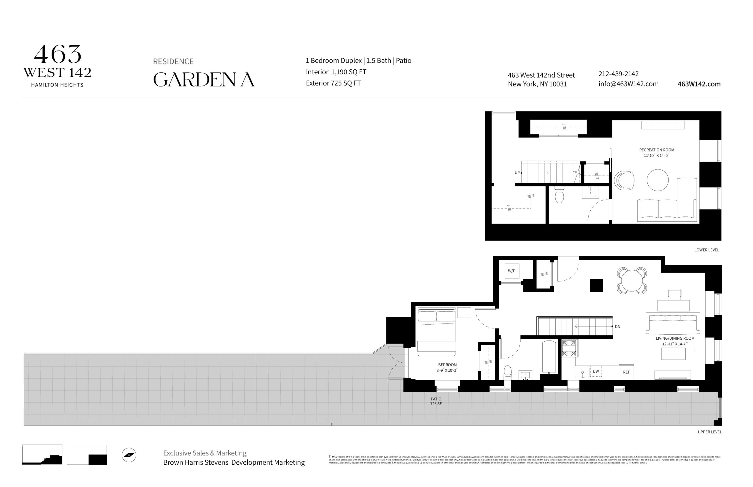 Residence Garden A Floorplan